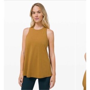 Lululemon All Tied Up Tank in Spiced Bronze